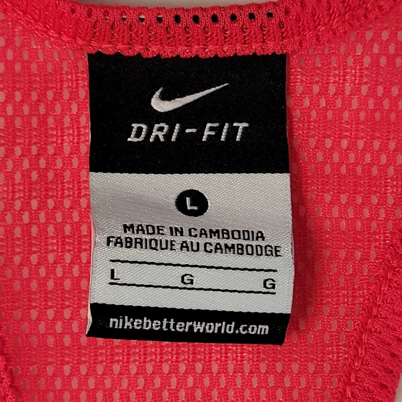 Nike Dri-FIT Mesh Panel Racerback Tank Top - Picture 5 of 10